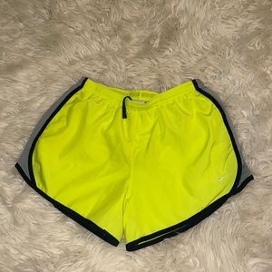 neon nike shorts!